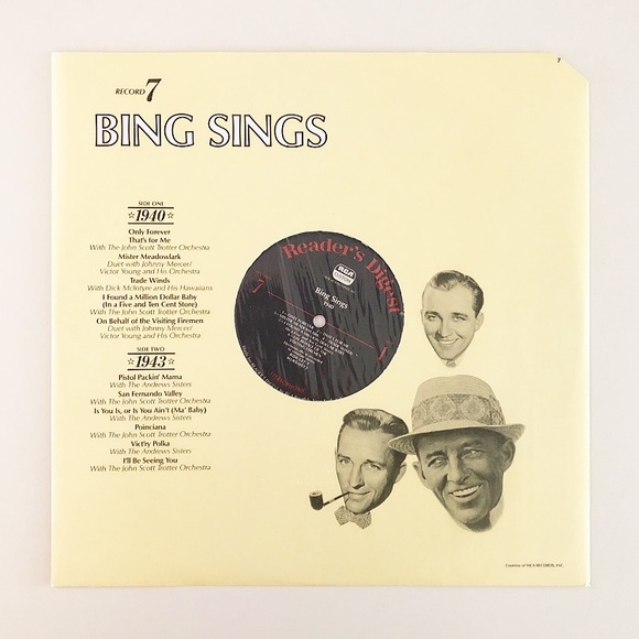 Bing Sings - 96 Of His Greatest Hits (8 X Vinyl Records) Box Set - Picture 9 of 10
